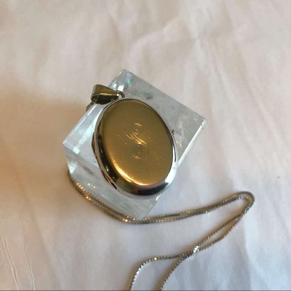 Sterling Silver Two Photo Page Locket Necklace
